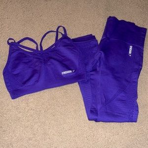 2 hr sale Dark purple gymshark outfit